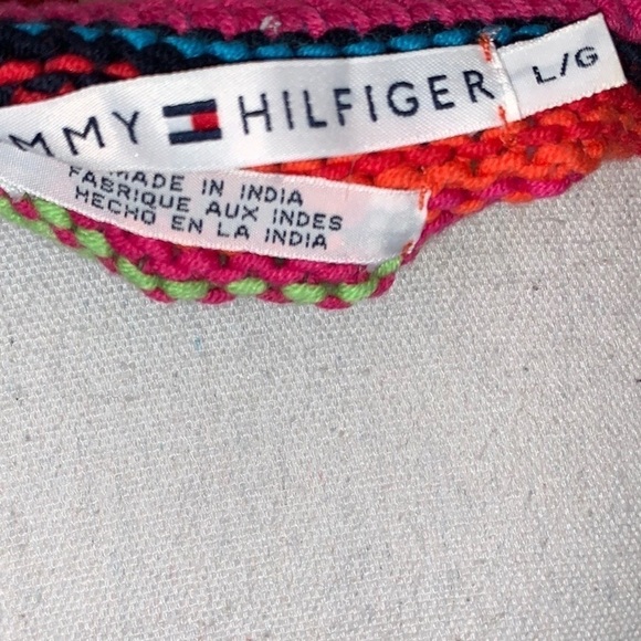 Tommy Hilfiger Knit Rainbow Cropped Sweater Tank - Picture 4 of 4